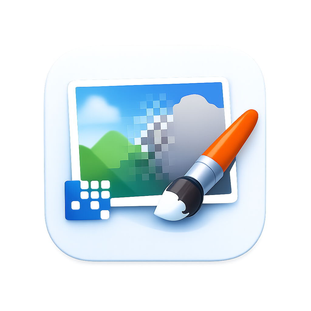 Blur, cover up, wipe, retouch part (area) of the picture